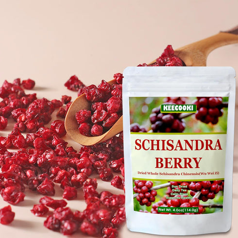 Generic 4.0oz(113g), Natural Dried Schisandra Berry, Whole Schisandra Chinensis, No GMO