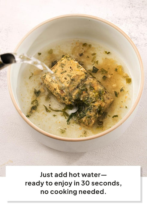 5 Korean Food Instant Miso Soup with Vegetables Individual Servings Korean Soybean Paste Soup (Doenjang) Quick & Easy