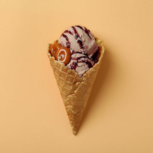 12 oz, Unpretentious Salted Caramel Soft Serve Ice Cream Mix, Rich & Creamy, Homemade Ice Cream, Single Serving
