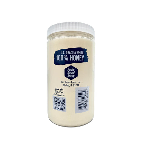 40 OZ 100% Cox's Honey - Creamed Whipped Honey Raw Unfiltered, | Pure Clover Delicious Honey - Product of the USA
