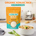 8.8oz (250g), Soeos Organic Konjac Rice, Dried Shirataki Rice, Gluten Free, Plant-Based, Low Carbs, Quick-Cooking Rice