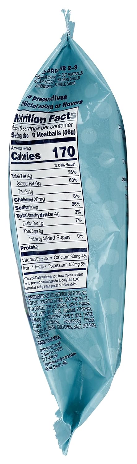 Simek's 12 , Mini Beef Meatballs, Ounce