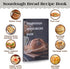 Kit,34oz (2 pack) Sourdough Starter Sourdough Starter Jar Glass with Sourdough Recipes Cookbook.Sourdough Bread Baking