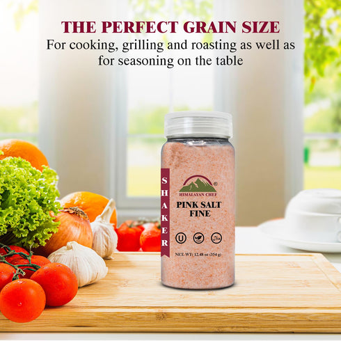 Shaker-12.50 oz Himalayan Chef Pink Salt