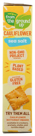 From The Ground Up Cauliflower Crackers Sea Salt - 4 Ounce