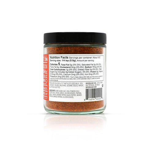 Spiceology - Nashville Hot Chicken Seasoning - Spicy BBQ Rubs, Spice Blends and Seasonings - Use On: Chicken, Squash, Eggs, Bacon, Prawns, Salmon, Roasted Nuts, and Pork - 5.3 oz