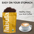 12 Fabula Coffee Decaf Dark Roast Freshly Ground - Organic - Low Acid - Single Origin - Non-GMO - Mold Free - Ounces
