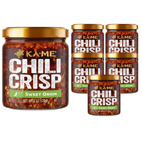 KA-ME Chili Crisp Sweet Onion, Authentic Flavor with Crunchy, Spicy and Sweet