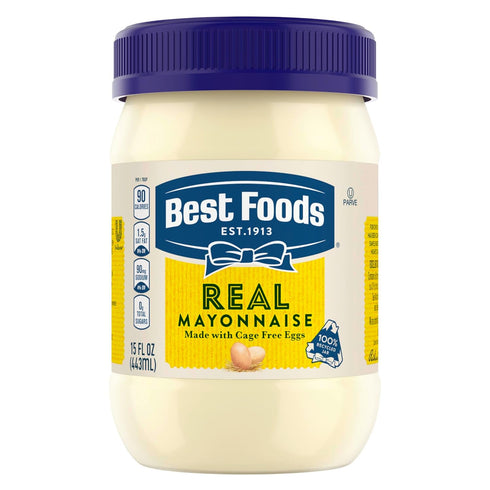 Best Foods 15 oz, 4 Pack Real, Mayonnaise