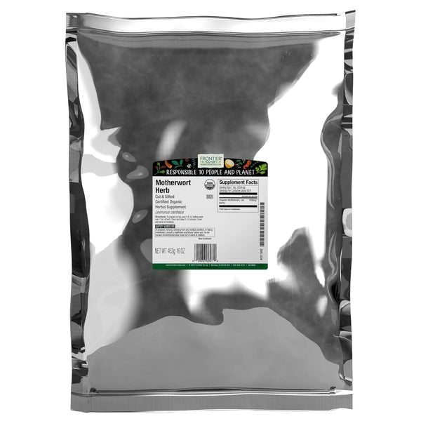 Frontier Co-op Organic Cut and Sifted Motherwort Herb 1lb