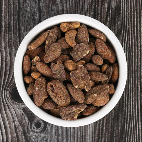 8 Oz, 1 BobbySue's Nuts Some Like It Hot Gourmet Nut Mix, Spicy Snacks, All Natural, Gluten Free, Low Sugar, and High