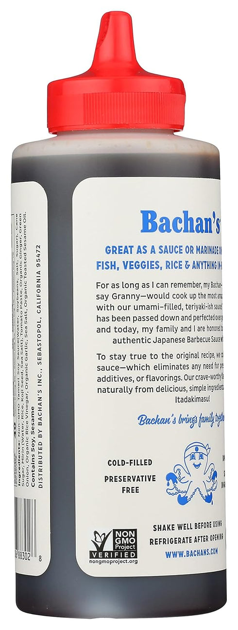 Bachan's Gluten Free Japanese Barbecue Sauce, 17 OZ