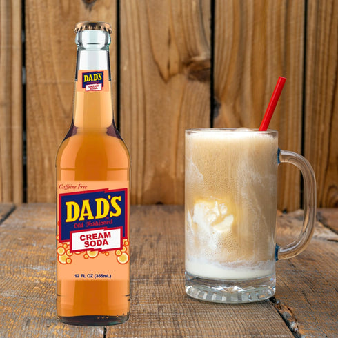 Orca Beverage 12 Pack (Retro) Dad's Cream Soda with Real Cane Sugar