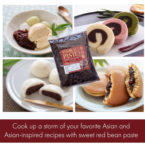 (1X) Fusion Select Red Bean Paste - Fine Sweetened Adzuki Bean Paste for Mooncake, Desserts, Buns, Pastry Filling