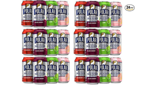 Polar Beverages Seltzer Variety Pack, 12 Fluid Ounce (Pack of 24)