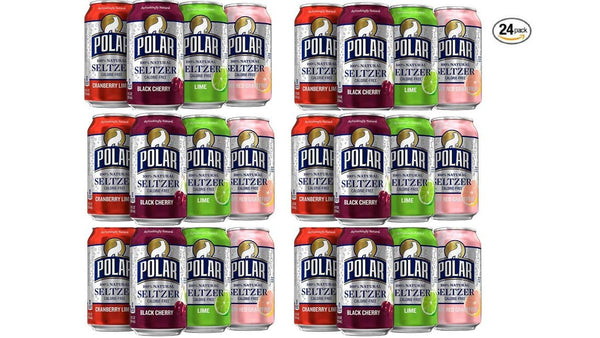 Polar Beverages Seltzer Variety Pack, 12 Fluid Ounce (Pack of 24)