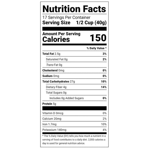 24 oz Bag-2 Pack War Eagle Mill Organic Thick Rolled Oats