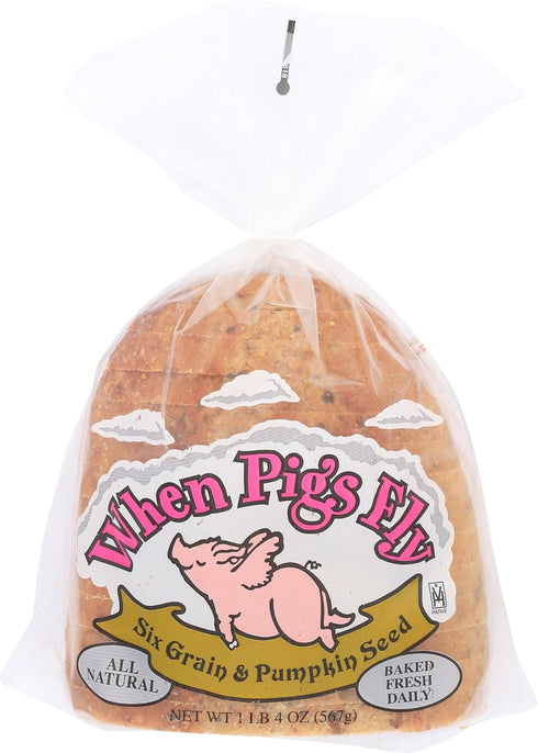 When Pigs Fly 6 Grain Pumpkin Seed Bread, 20 OZ