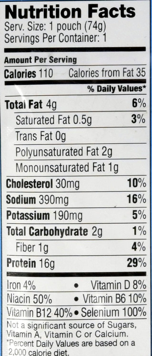 2.6-Ounce (Pack 5) Starkist Tuna Creations, Herb & Garlic, Single Serve Pouch