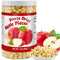 Egcina 10oz Freeze Dried Diced Apples Pieces- Crispy Apple Slices, No Sugar Added