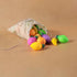 60 90s 4YoreElves Fruit Shaped Fizzy Candy Powder, With Hanging Hole Caps for Decorative Stringing, Great for Hanging