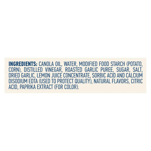 100% 11.5 oz Hellmann's Garlic Dip & Spread Garlic Aioli for French Fries, Sandwiches, Burgers & More Made