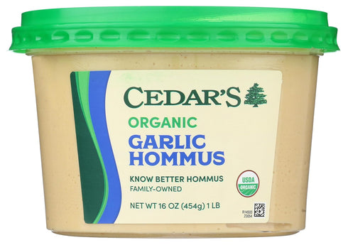 Cedar's Organic Garlic Hummus