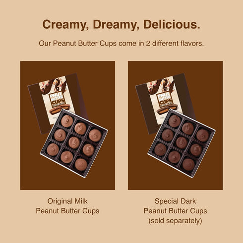 9 Milk Peanut Butter Cups by Pnut Butter Cups | Creamy Texture, Delicious Taste, Bite-Sized Snack | Family Recipe |