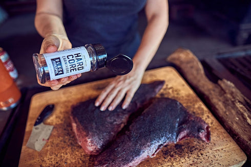 Hardcore Carnivore Black - Activated Charcoal Meat Seasoning Rub (13 oz Shaker), Texas-Made Blend for BBQ and Grilling