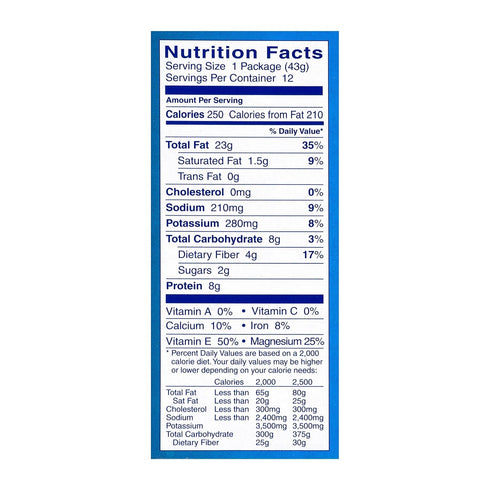 1.5 (Pack 12) Blue Diamond Bold Almonds, Ounce