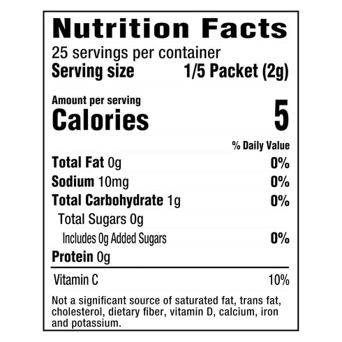 60 Packets, 1.87 oz Crystal Light Drink Mix, Pitcher for Flavorful Hydration and Shareable Refreshment, Naturally