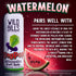12 Oz 12 Pack Wild Bills Watermelon Ring Pop Craft Soda Pop Soft Drinks - Pure Cane Sugar, No HFCS, Caffeine Free