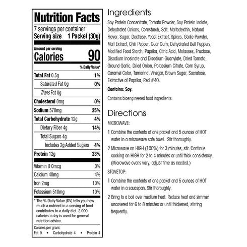 12g (7ct) WonderSlim Protein Meal, Sloppy Joe Mix, Protein, Gluten Free