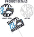 Happy 13th Birthday Video Game Cake Topper - Level 13 Unlocked for Boy's Birthday Decorations