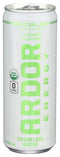 Ardor Organic Mexican Lime Sparkling Energy Water, 12 FZ