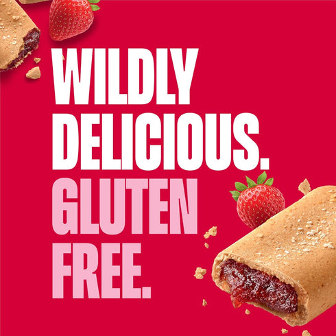 5 Glutino Gluten Free Oven Baked Bar, Strawberry, Naturally Flavored, ct