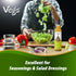 100% 8.4 oz Vegs Black Sesame Oil - Pure Organic Cold-Pressed Extra Black Sesame Seed Oil for Cooking, Skin, Hair