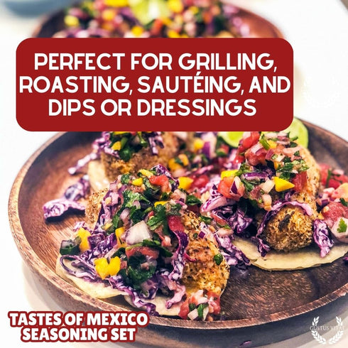 Set Pack GLP-1 Mexican Seasoning Gift | Tastes of Mexico | Artisanal Spice Blends Six | Non GMO, All Natural | No MSG
