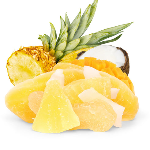 Tropical Mixed Dried Fruit Medley - 5 by Its Delish, Lbs Bulk