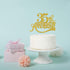 Gold Glitter 35th Anniversary Cake Topper for Happy 35th Wedding Anniversary / Birthday Party Decorations