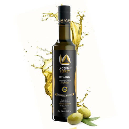 LACONIAN LEGACY Authentic Olive Oil Extra Virgin - Rich in Polyphenols &