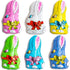 26 6 8 oz Madelaine Easter Candy Premium Milk Chocolate Bunny Wrapped In Different Color Foils - Chocolate Candy Easter