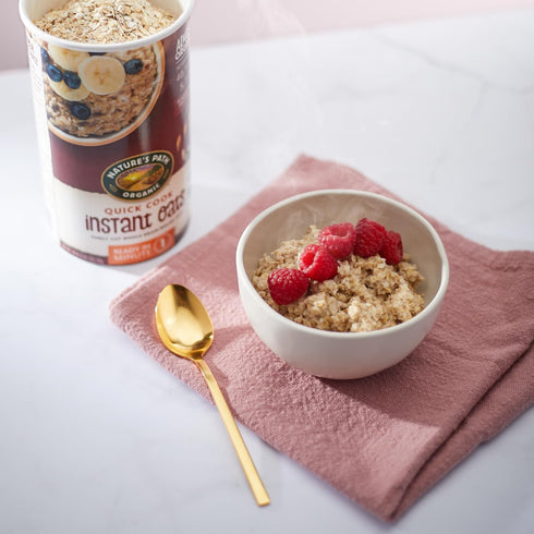18 oz (Pack 1), Nature's Path Organic Quick Cook Instant Oatmeal, of Non-GMO