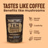 (60 10 Immune Mushroom Coffee Servings) Mushrooms (Lions Mane, Cordyceps, Turkey Tail & Other) Mixed With Gourmet