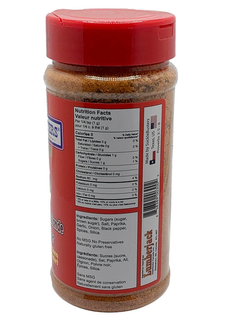 13 oz SuckleBusters Meat Candy BBQ Seasoning for Pork, and Chicken Super Sweet, Deep Red Color, Slightly Smoky BBQ