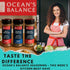 Set 3 Ocean's Balance Furikake Seasoning Furikake Spices (Spicy, Bonito, Truffle) in a Reusable Jar Great Gift