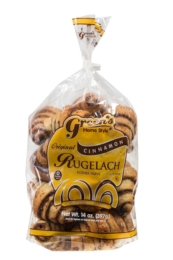 Green's Bakery Cinnamon Rugelach Kosher Pastry - 14 oz.