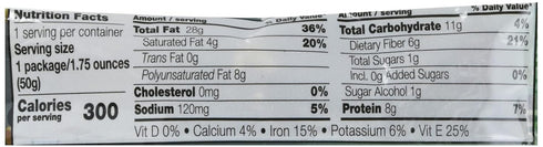 1.75 oz Packs (Pack 12) Second Nature Keto Crunch Smart Snack Mix, Individual of - Keto Gluten Free Snack - No Sugar