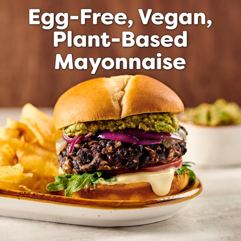HELLMANN'S 1 128 oz, Pack 1 Heavy Duty Vegan Mayonnaise Jar, Creamy Plant Based Mayo, Condiment for Salads