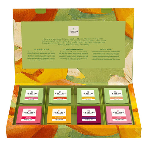 Taylors of Harrogate Assorted Green & Herbal Teas Sampler, Variety Pack Gift